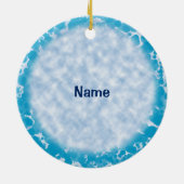 Christlich Lob für den Lord Dove-individuelle Name Keramikornament (Hinten)