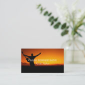 Christlich Lobeshymne Visitenkarte (Stehend Vorderseite)