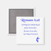 Christlich Magnet (Vorderseite/Rückseite)