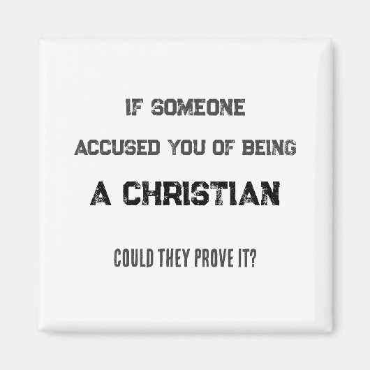 Christlich? Magnet (Vorne)