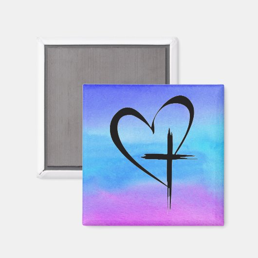 Christlich Magnet (Vorderseite/Rückseite)