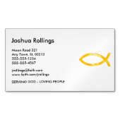 Christlich Magnetische Visitenkarte (Vorderseite)