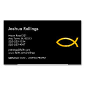 Christlich Magnetische Visitenkarte (Vorderseite)