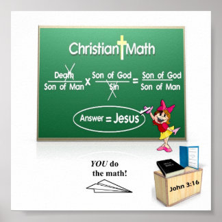 Christlich Mathematik Poster