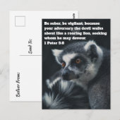 Christlich Meerkat Postkarte (Vorne/Hinten)