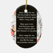 Christlich Memory Foto Gebet Bingo Game Keramik Ornament (Vorne)