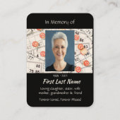 Christlich Memory Foto Gebet Bingo Game Visitenkarte (Rückseite)