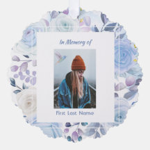 Christlich Memory Keepake Hummingbird Blue Rose