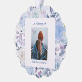 Christlich Memory Keepake Hummingbird Blue Rose Ornament Karte (Links)