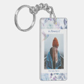 Christlich Memory Keepake Hummingbird Blue Rose Schlüsselanhänger (Vorderseite links)