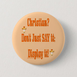 Christlich? Nicht sagen Sie ihn einfach; zeigen Button
