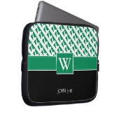 Christlich NIGERIA FLAG Monogramm Laptopschutzhülle (Vorne Rechts)
