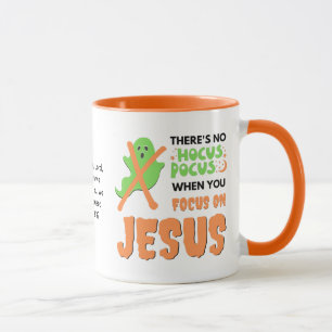 Christlich NO HOCUS POCUS Halloween Tasse