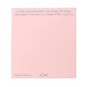 Christlich Notizblock (Vorderseite)