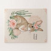 Christlich Oaster Bunny Boho Pastel Puzzle (Horizontal)