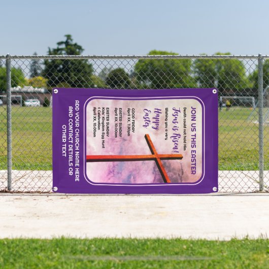 Christlich Oaster JESUS IS RISEN Banner (Insitu)