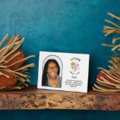 Christlich OCTOBER Geburtsmonat Blume NAME FOTO Fotoplatte (Seite)