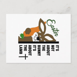 Christlich Osterhase Postkarte