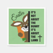 Christlich Osterhase Serviette (Vorderseite)