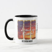 Christlich OsterJESUS IST RISEN Custom Glitzer Tasse (Links)