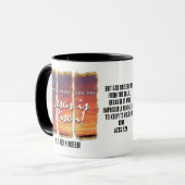 Christlich OsterJESUS IST RISEN Custom Glitzer Tasse (Vorderseite Links)