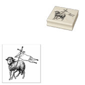 Christlich Pascal Lamb/Agnus Dei (keine Wolken) Gummistempel (Stempel)
