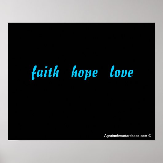 Christlich Poster (Vorne)