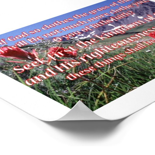 Christlich Poster (Ecke)