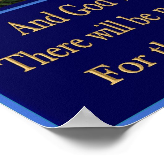 Christlich Poster (Ecke)