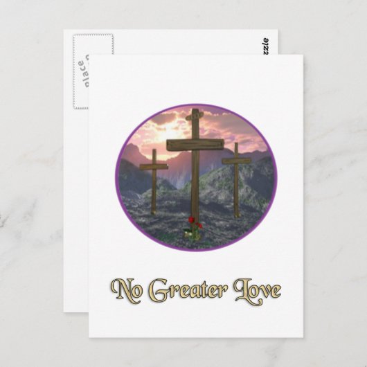 Christlich Postkarte (Vorne/Hinten)