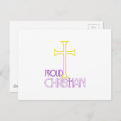 Christlich Postkarte (Vorne/Hinten)