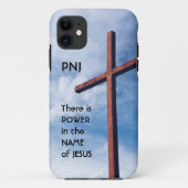 Christlich | POWER IM NAMEN JESUS | Blau Case-Mate iPhone Hülle (Rückseite)