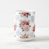Christlich PRAYER Peach floral Kaffeetasse (Mittel)