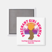 Christlich PREGNANT MIRL SOMMER Afeen Magnet (Vorderseite/Rückseite)