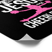 Christlich Religiös Dieses Mädchen läuft auf Jesus Poster (Ecke)