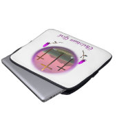 Christlich, religiös, kunst, "digitale kunst",insp laptopschutzhülle (Vorne Knopf)