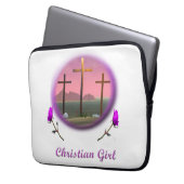 Christlich, religiös, kunst, "digitale kunst",insp laptopschutzhülle (Vorderseite Links)