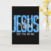 Christlich religiös Sie sehen mich dankbar Dank Karte (Gelbe Blume)