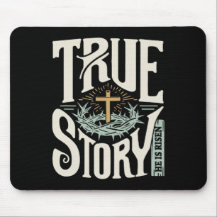 Christlich religiös - Wahre Geschichte Farbige Ost Mousepad