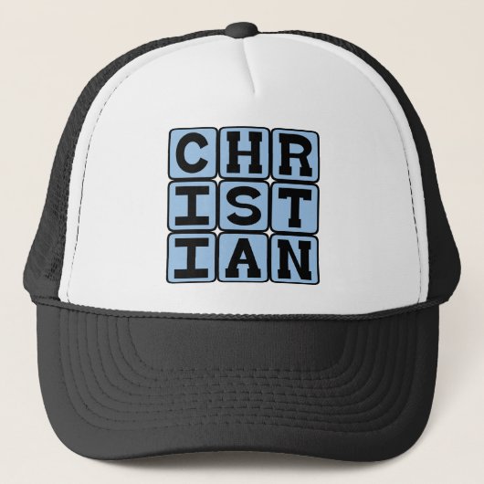 Christlich, religiöses Mitglied Truckerkappe (Vorderseite)