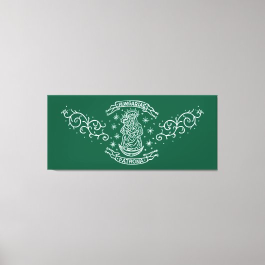 Christlich-religiöses Motiv mittelalterliche Jungf Leinwanddruck (Vorderseite)