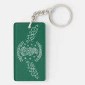 Christlich-religiöses Motiv mittelalterliche Jungf Schlüsselanhänger (Rückseite)