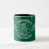 Christlich-religiöses Motiv mittelalterliche Jungf Zweifarbige Tasse (Mittel)