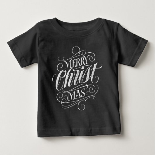 Christlich-religiöses Weihnachtsbrett Baby T-shirt (Vorderseite)