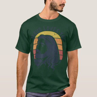 Christlich Retro Jesus Lieben Sie Gott Behalte sei T-Shirt