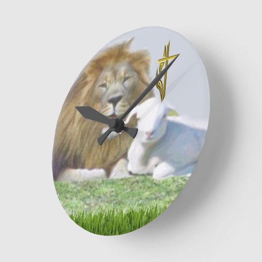 Christlich Runde Wanduhr (Winkel)