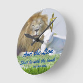 Christlich Runde Wanduhr (Winkel)