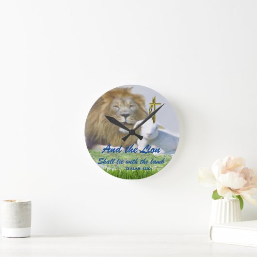Christlich Runde Wanduhr (Zuhause)