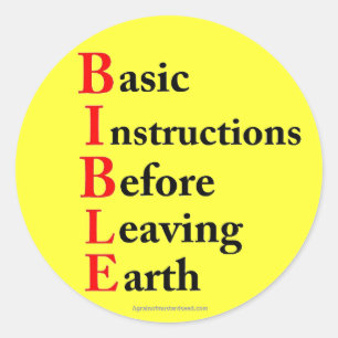 Christlich Runder Aufkleber