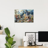 Christlich Schussele Ocean Life Poster (Heimbüro)